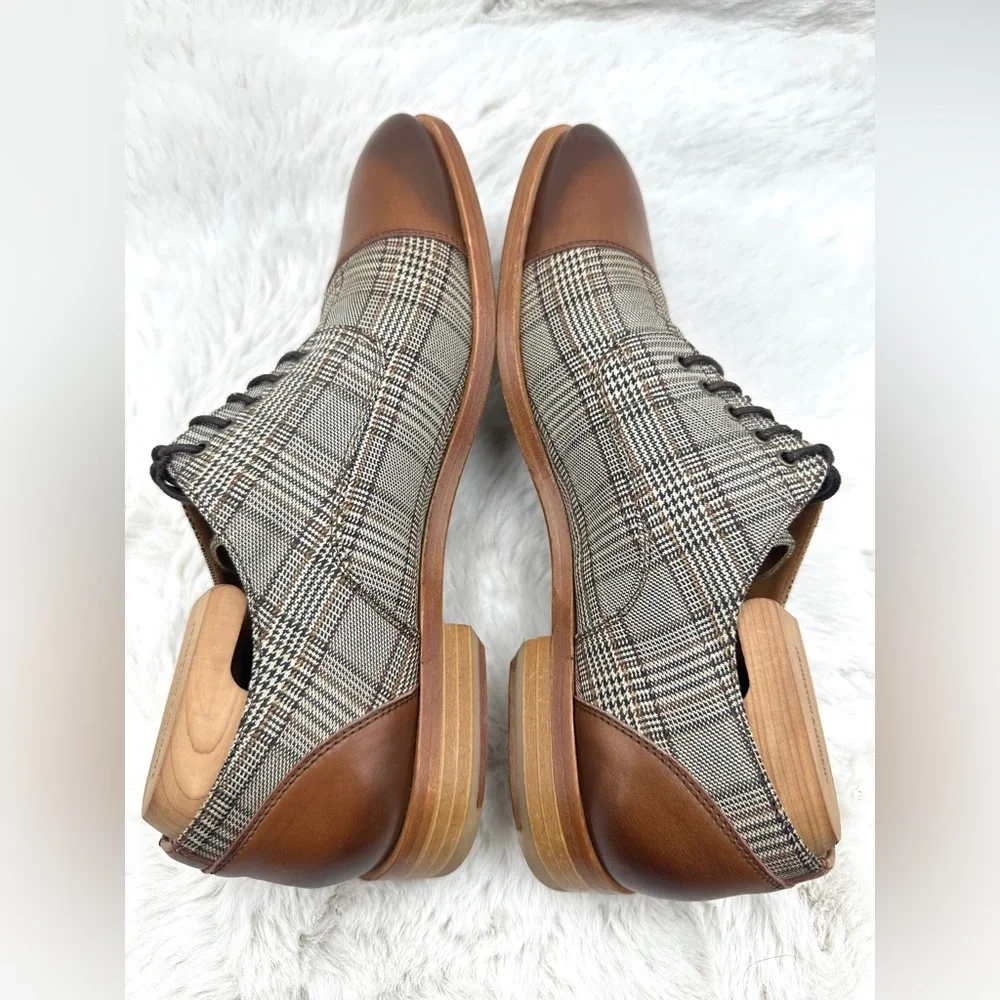 Taft The Jack Shoe - London plaid‎ Oxfords Men’s 41 US 8